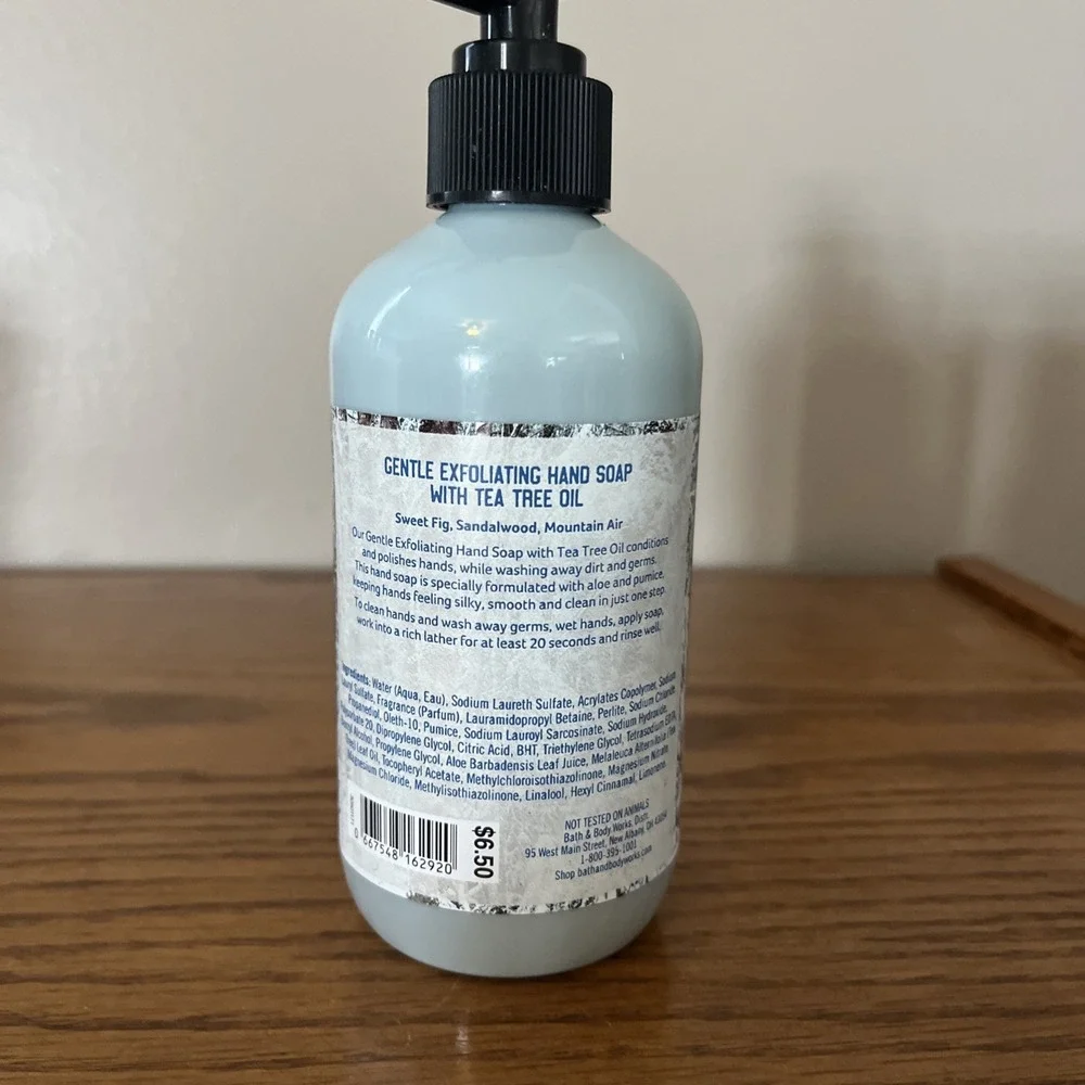1 Bath & Body Works SNOW CAPPED MOUNTAIN Exfoliating Hand Soap Scrub‎ 8.3 oz